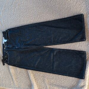 rag & bone Deep Indigo Logan Wide Leg Jeans